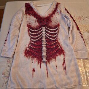 Skeleton Jersey Dress